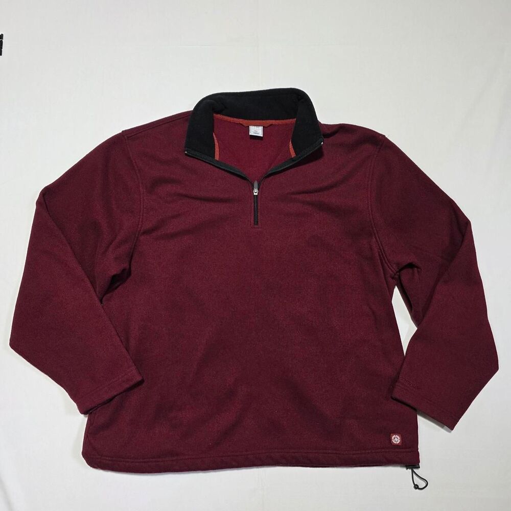 Old Navy burgundy quarter zip pullover in XXL VintageY2K era